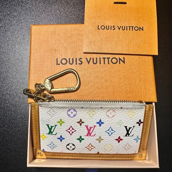 Louis Vuitton Murakami Cles Key Pouch/ Card Case/ Coin Purse - EUC - Picture 1 of 8